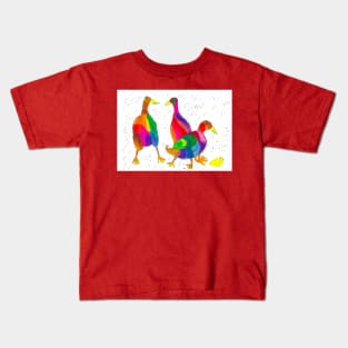 Colourful Ducks Kids T-Shirt